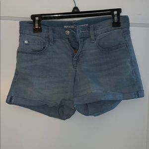 Women’s Light Blue Old Navy Boyfriend Shorts